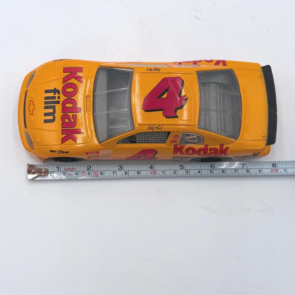Kodak #4 Chevrolet Monte Carlo 1:24 Scale Diecast NASCAR Stock Car Yellow Racing